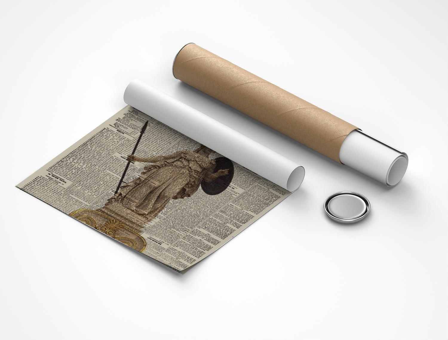 Rolled poster