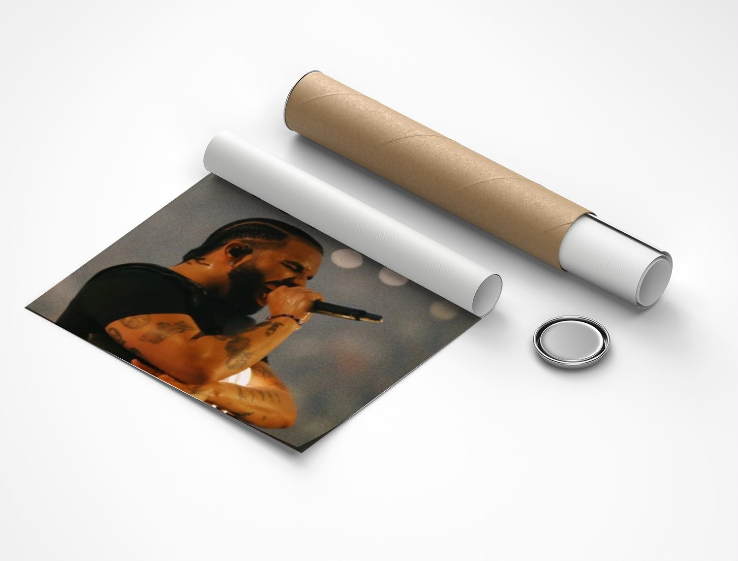 Rolled poster