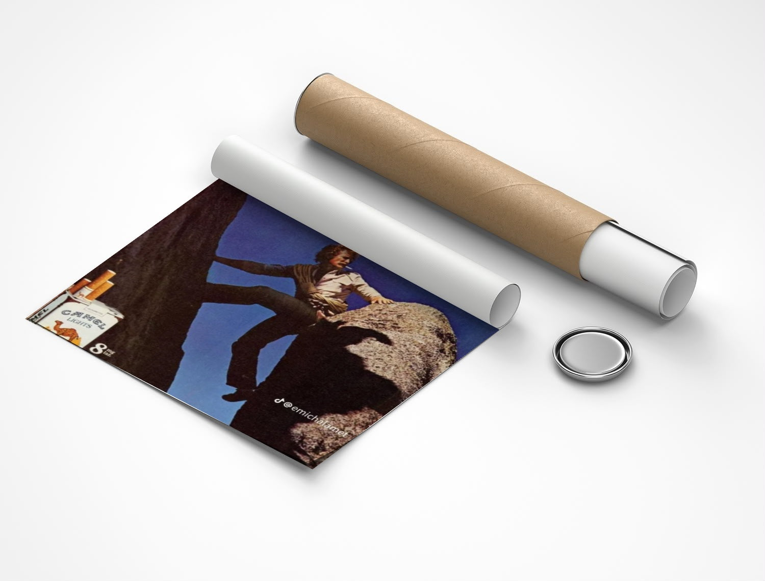 Rolled poster