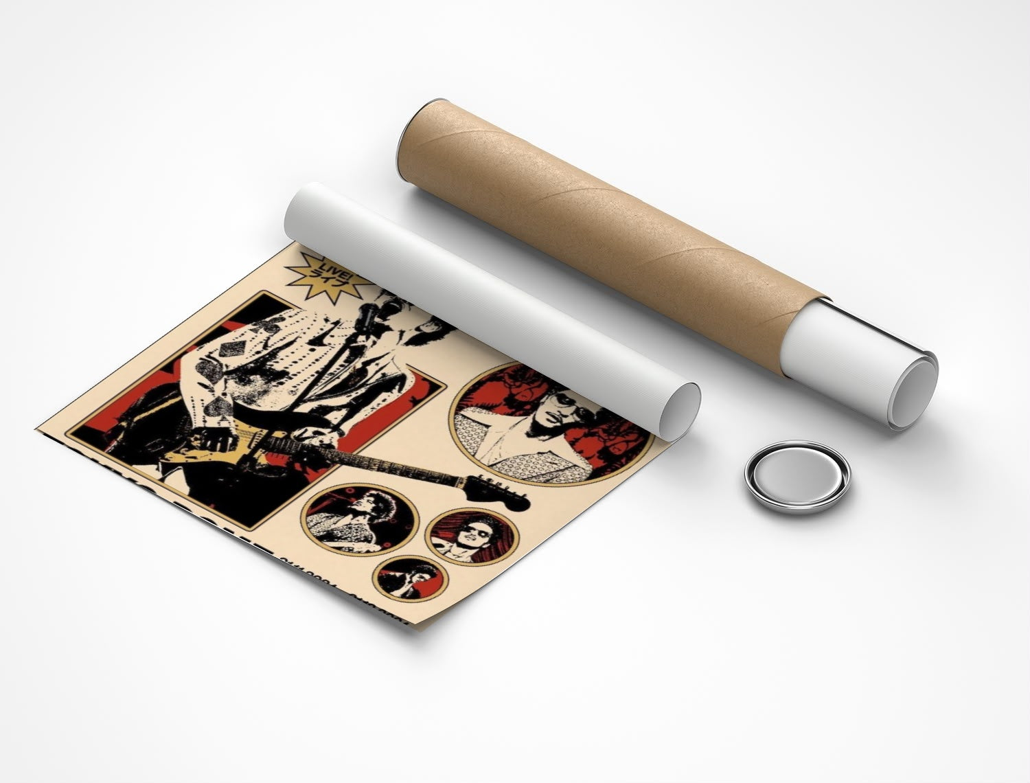 Rolled poster
