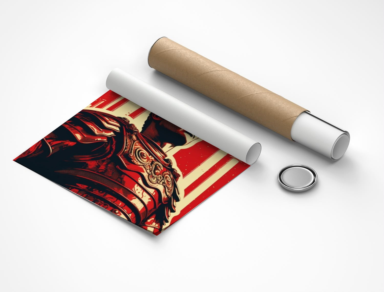 Rolled poster