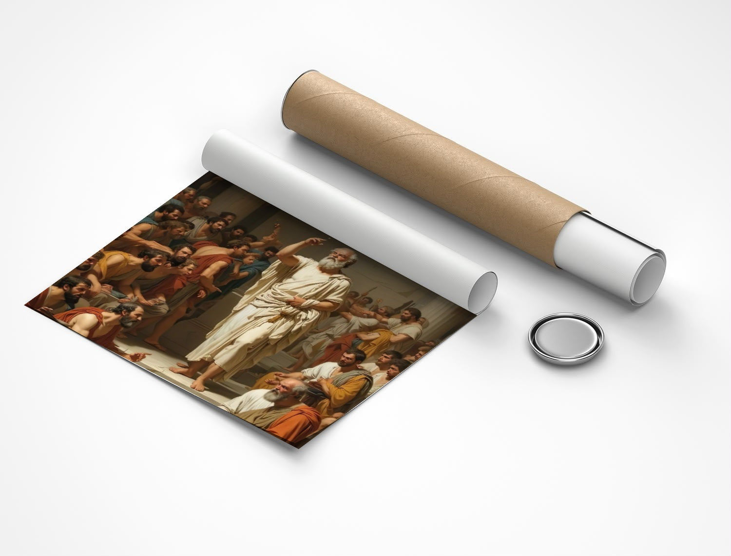 Rolled poster