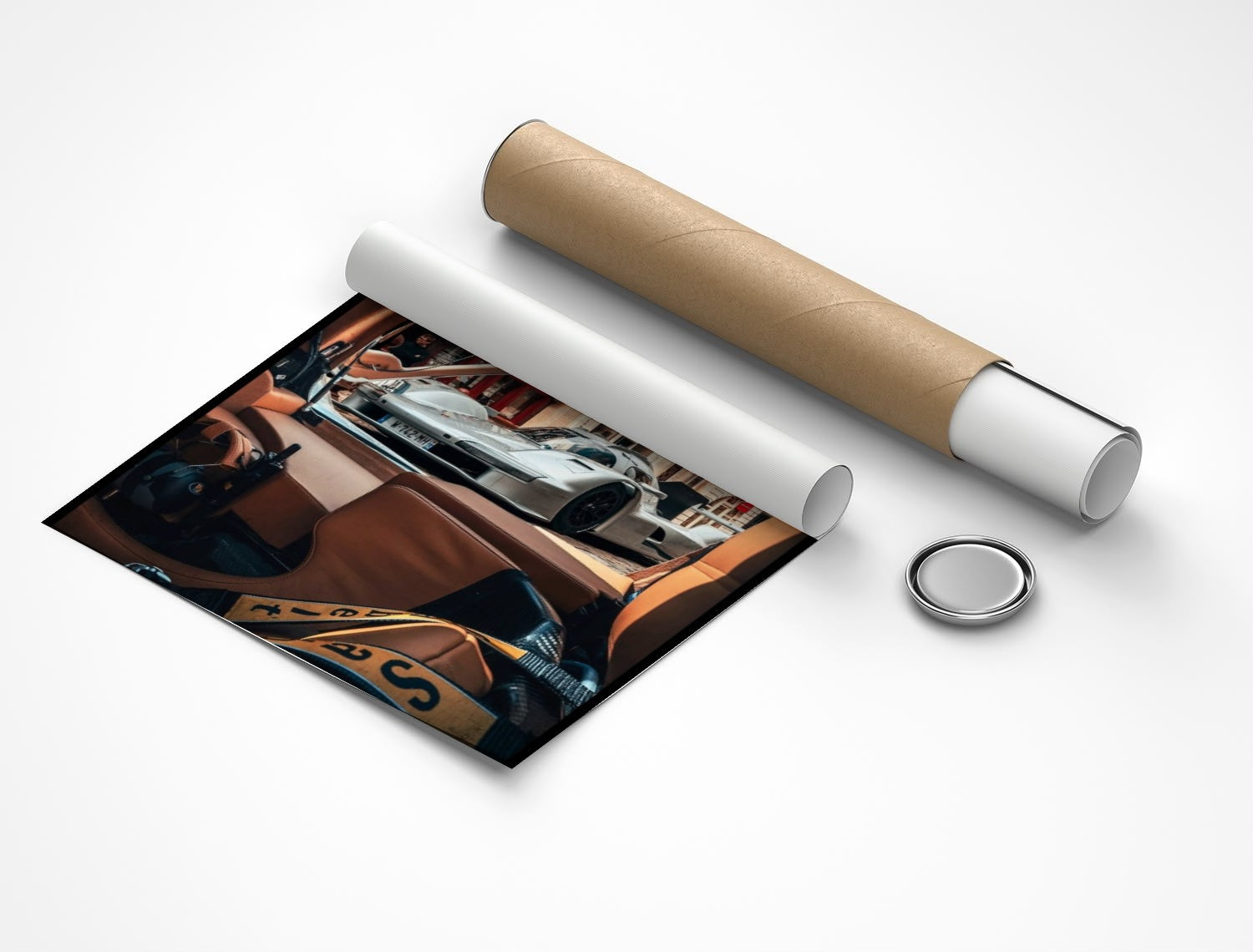 Rolled poster