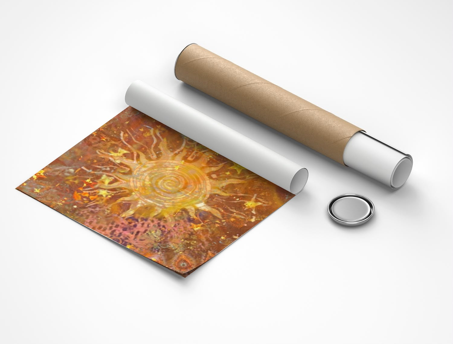Rolled poster