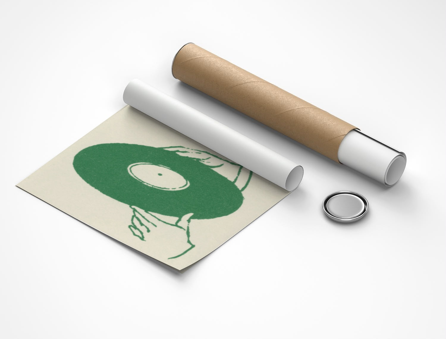 Rolled poster