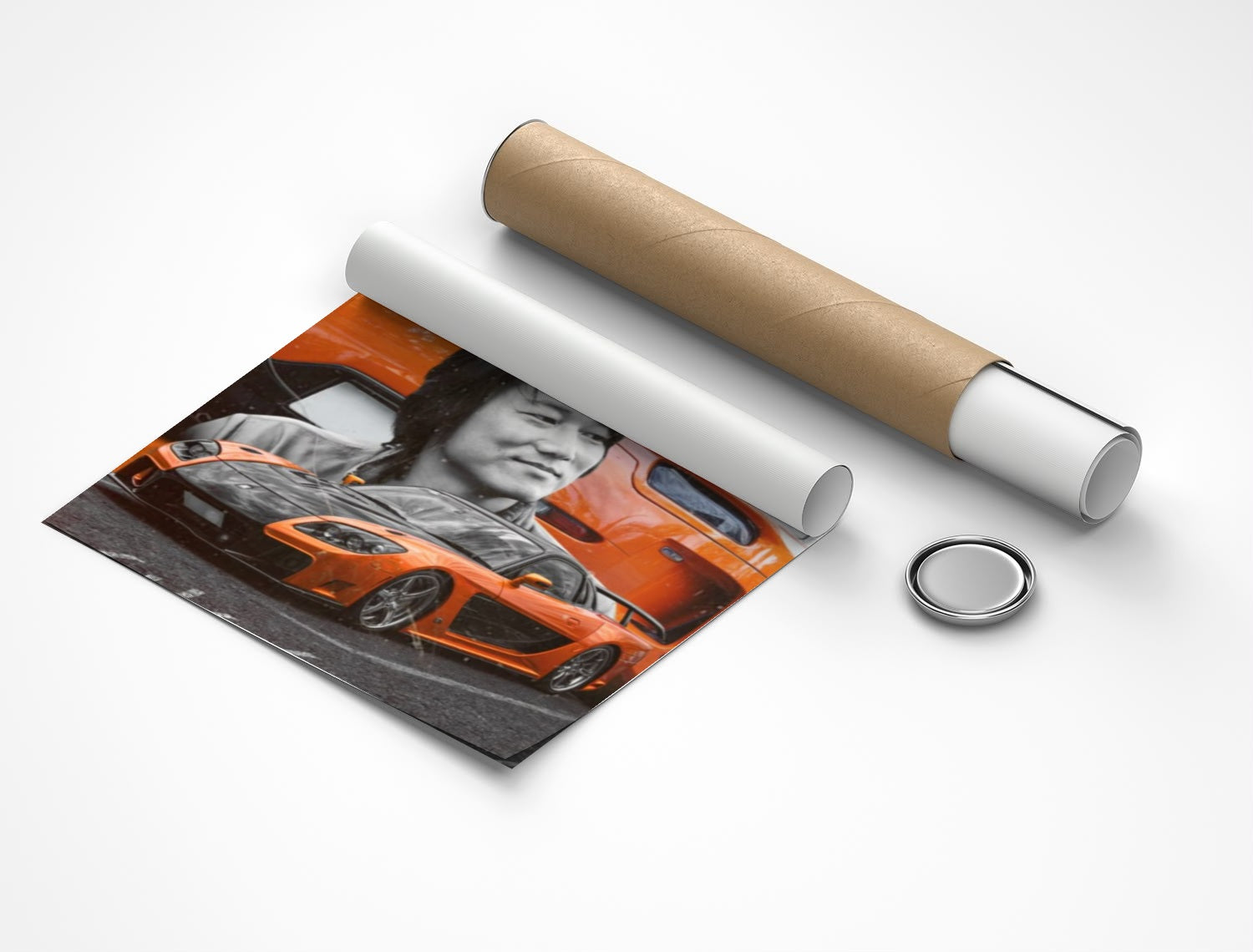 Rolled poster