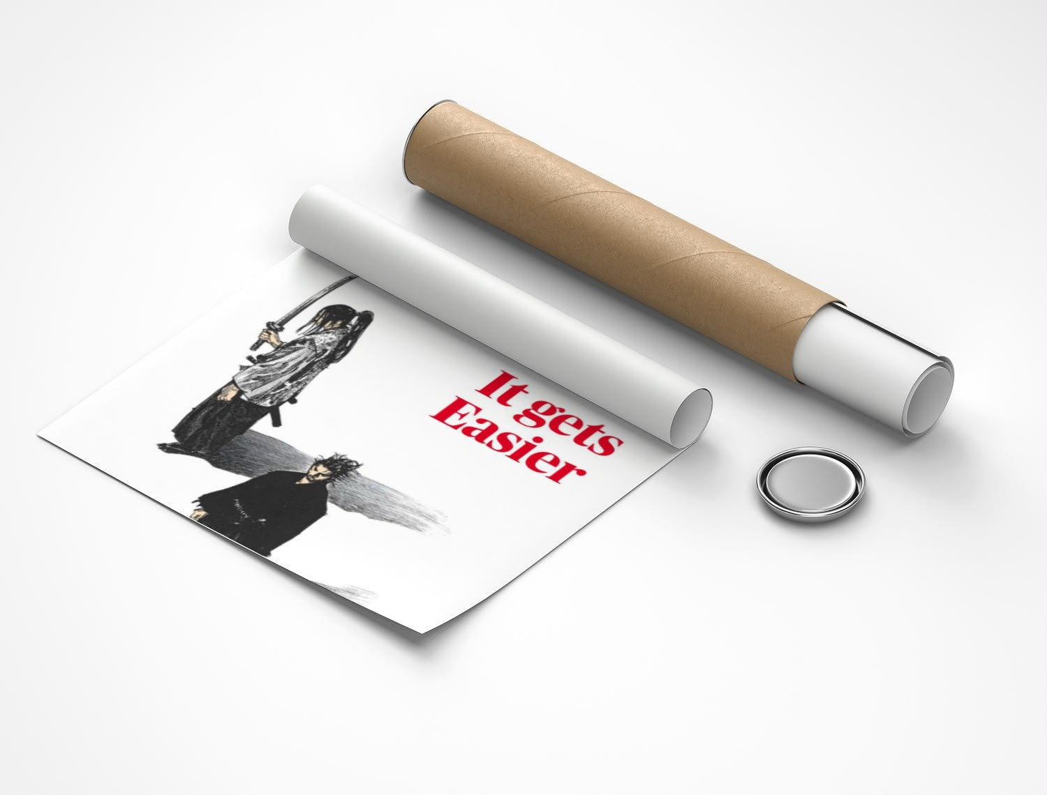 Rolled poster