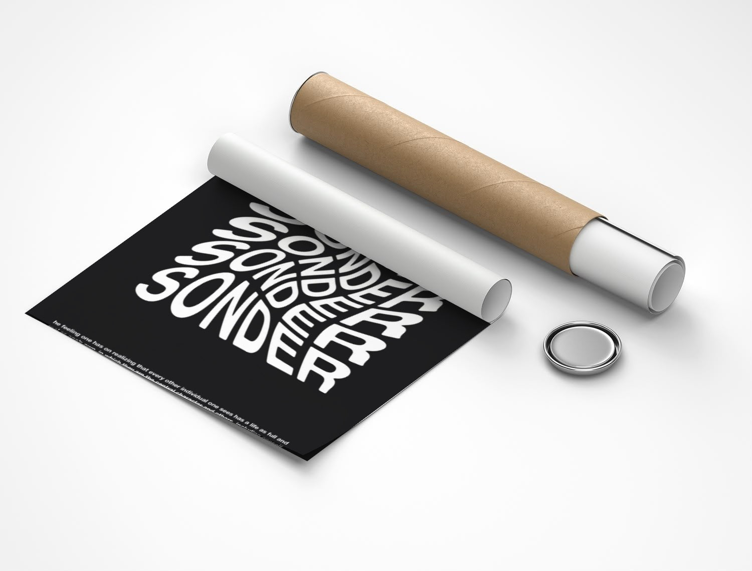 Rolled poster