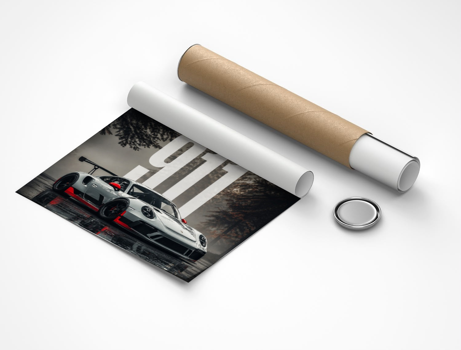 Rolled poster