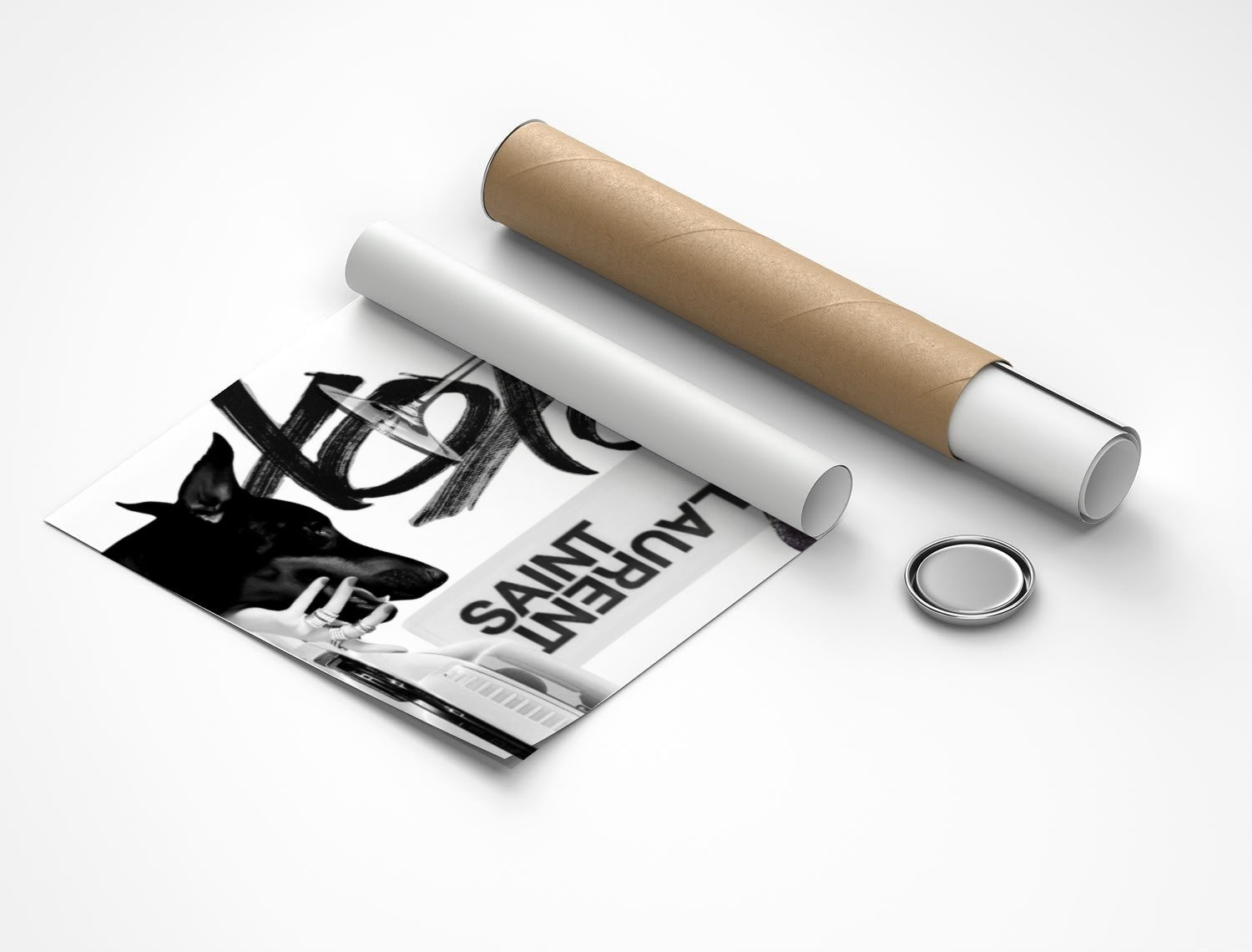 Rolled poster