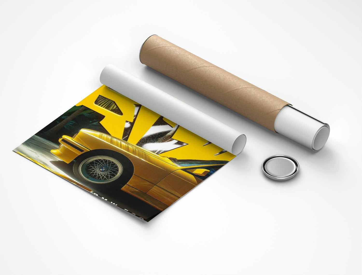 Rolled poster