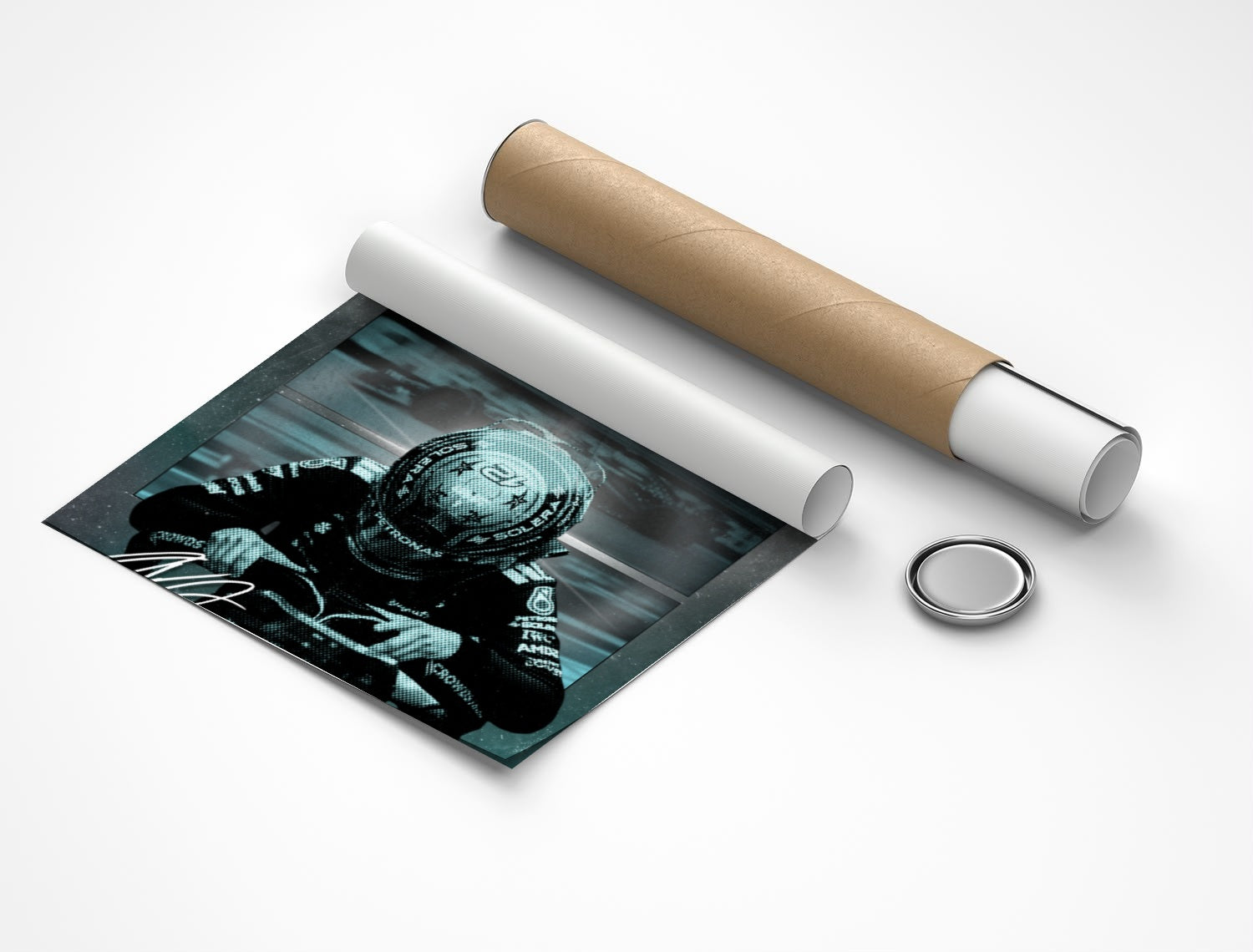 Rolled poster