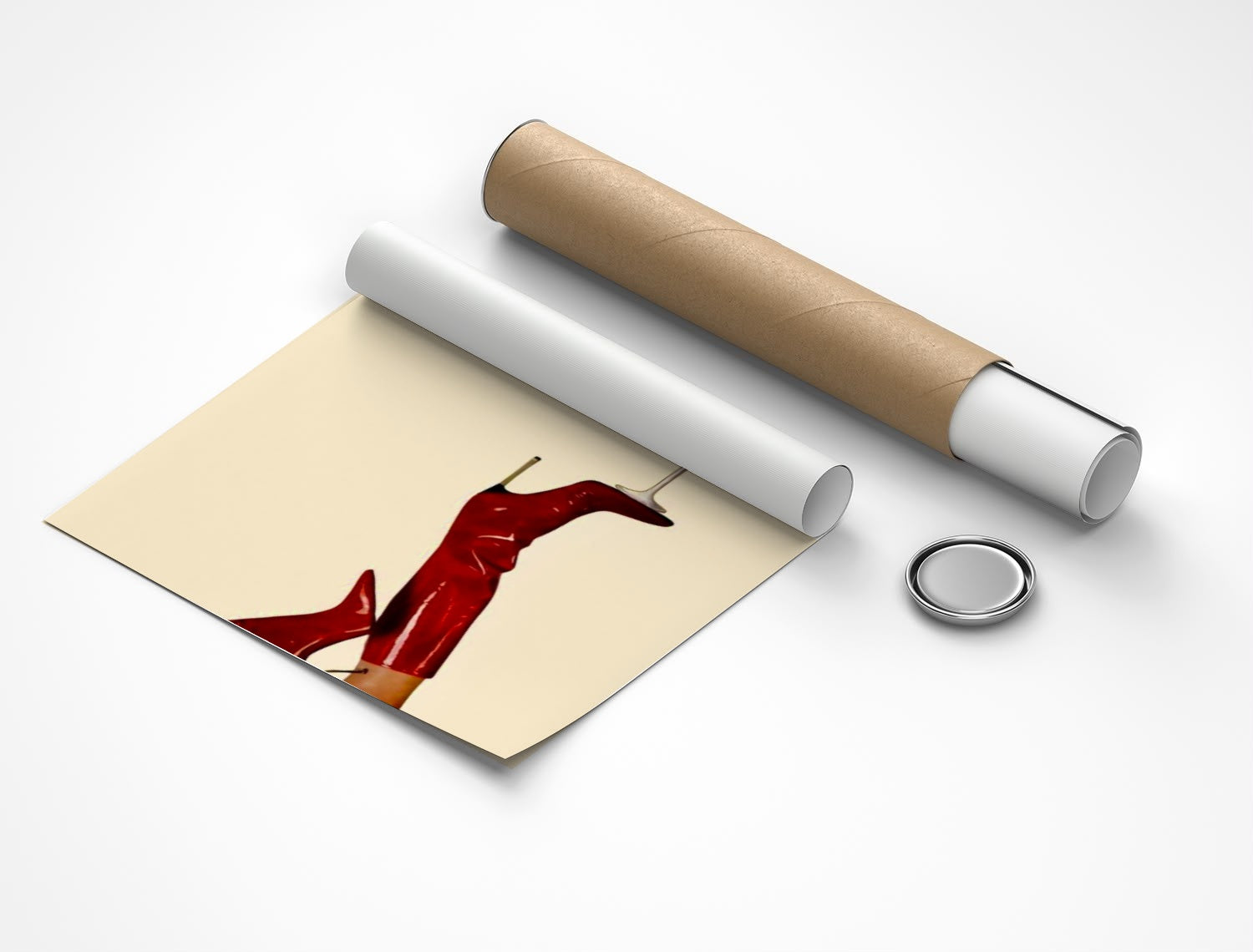 Rolled poster