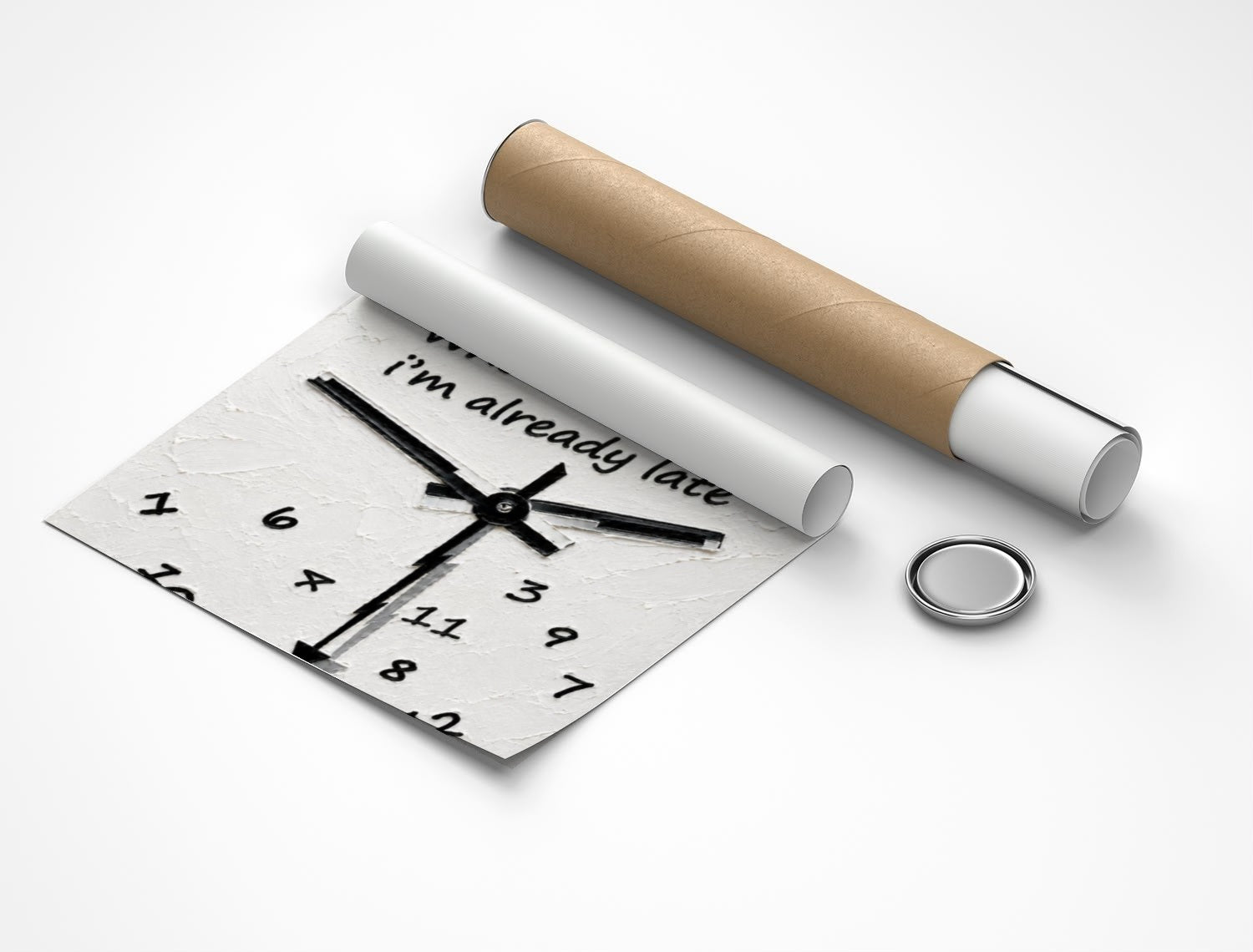 Rolled poster