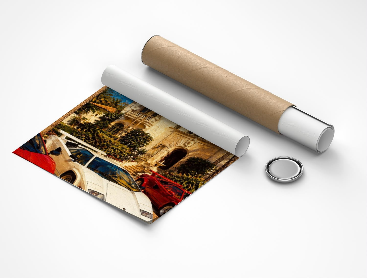 Rolled poster