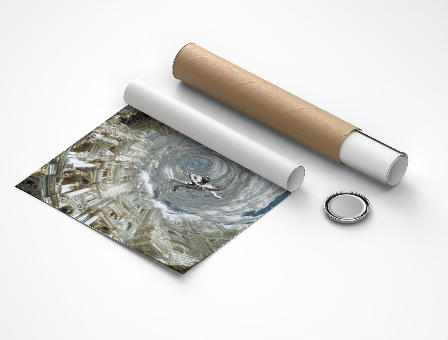 Rolled poster