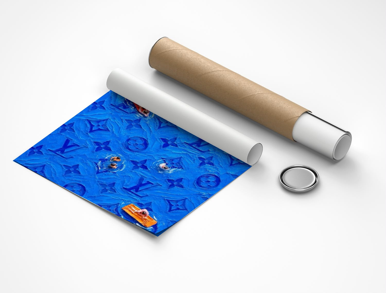 Rolled poster
