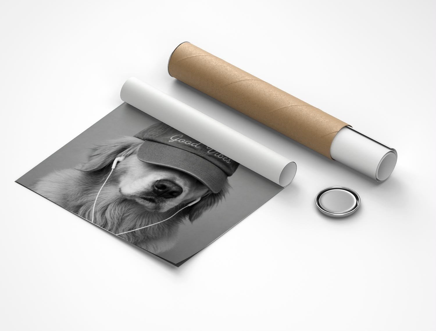 Rolled poster