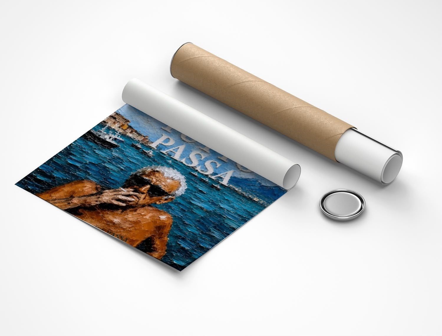 Rolled poster