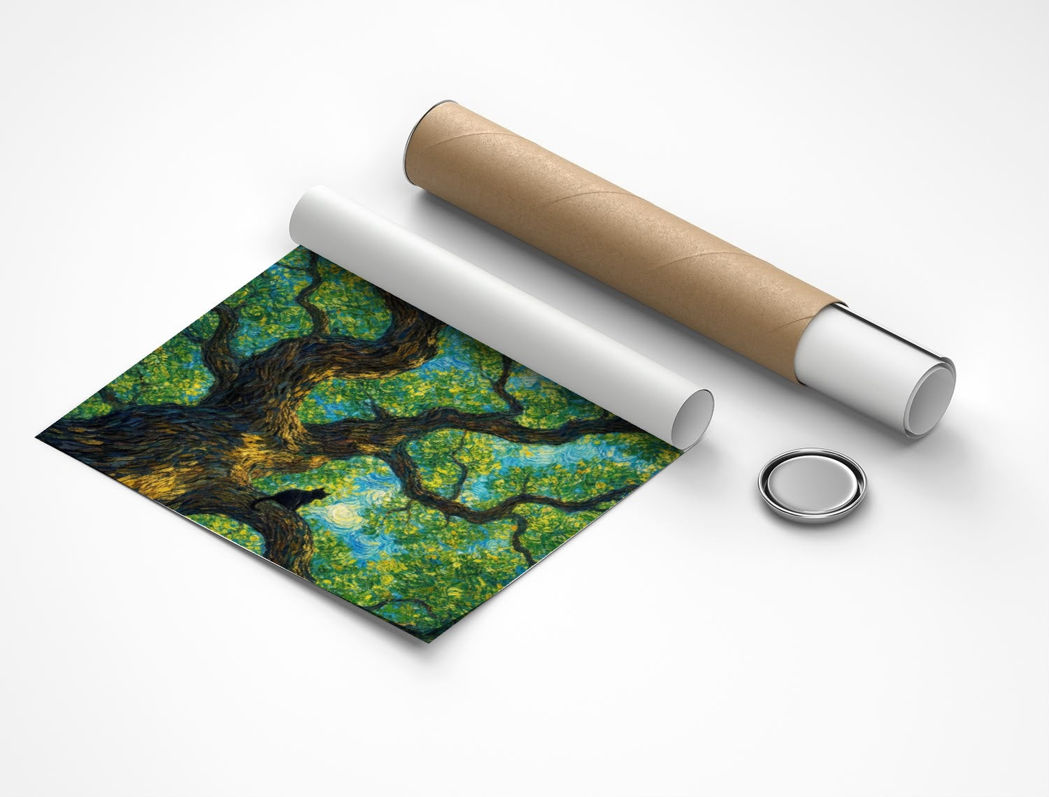 Rolled poster