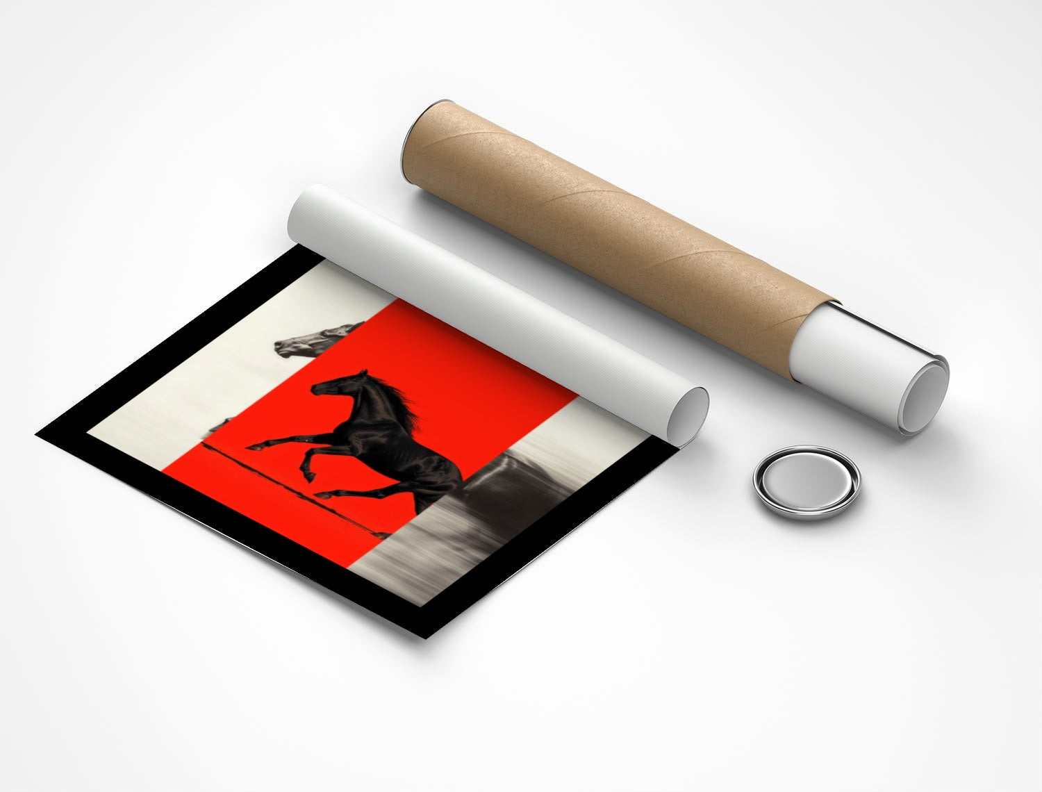 Rolled poster