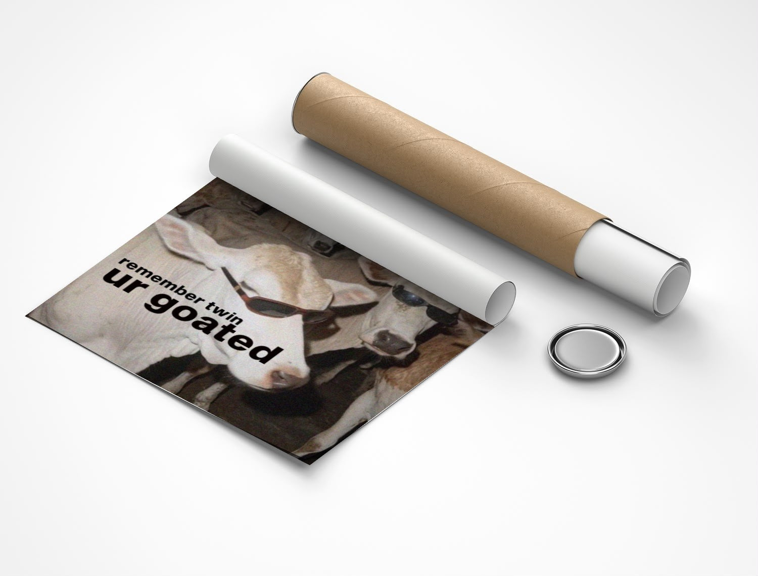 Rolled poster
