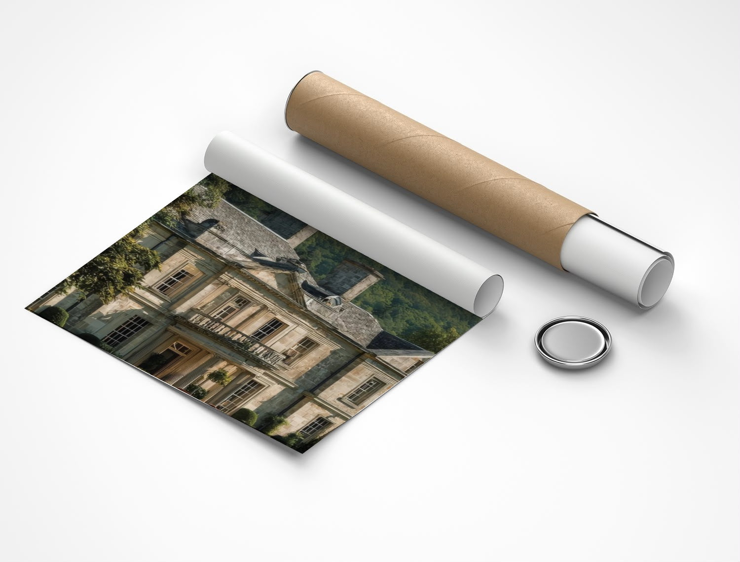 Rolled poster