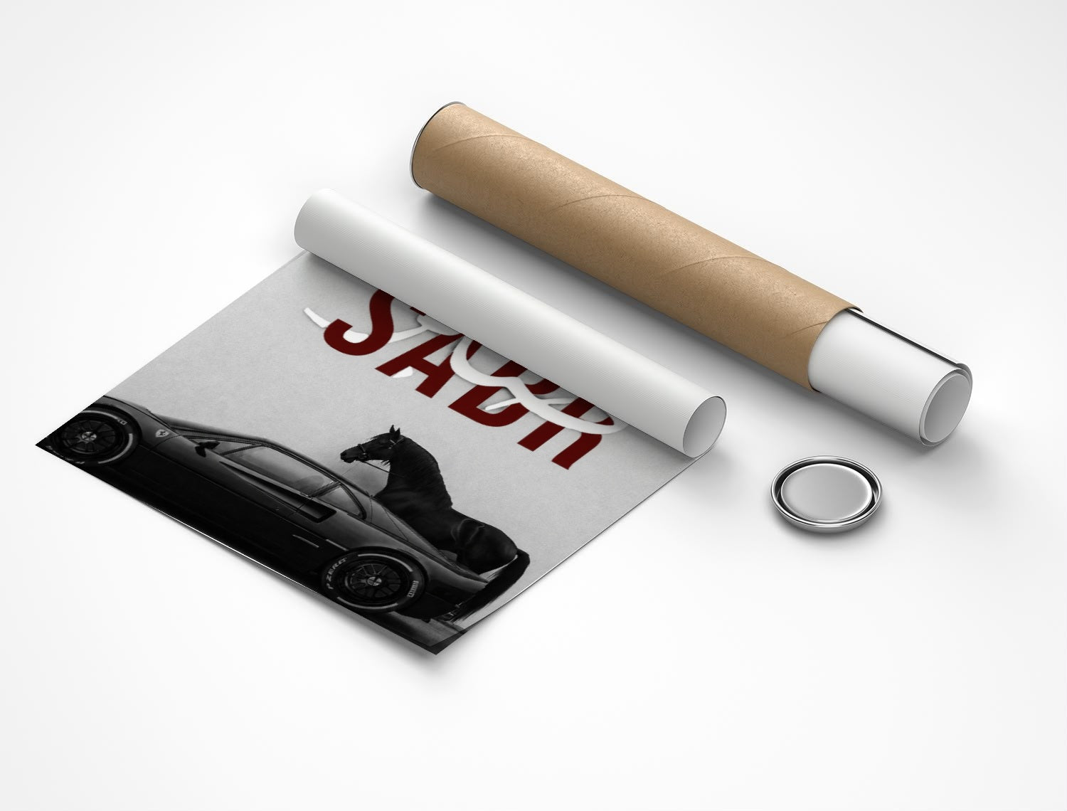Rolled poster