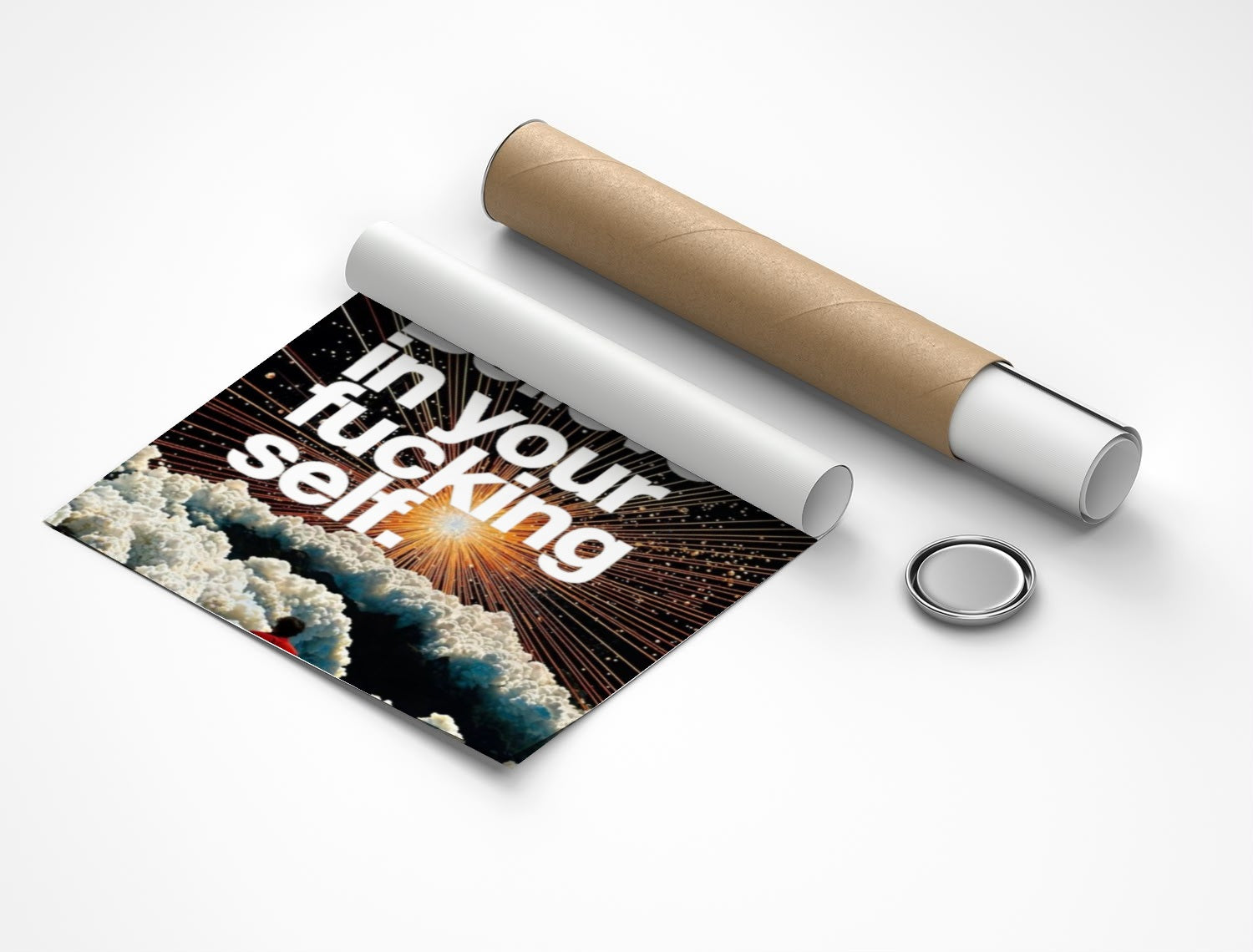 Rolled poster