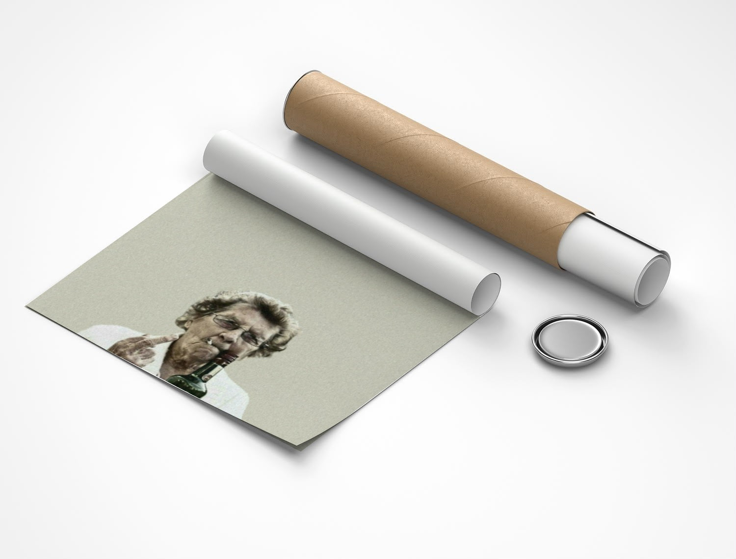 Rolled poster
