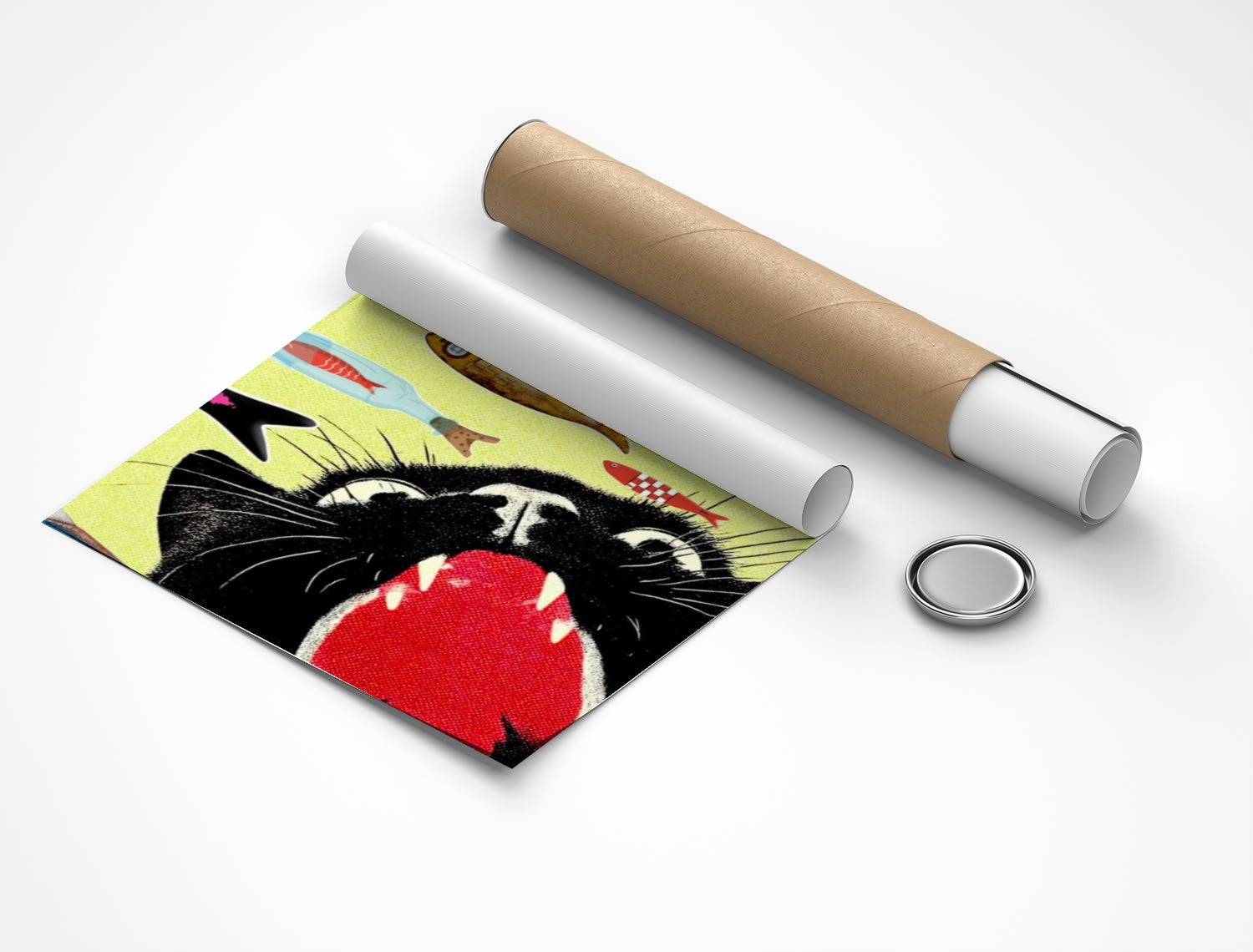Rolled poster
