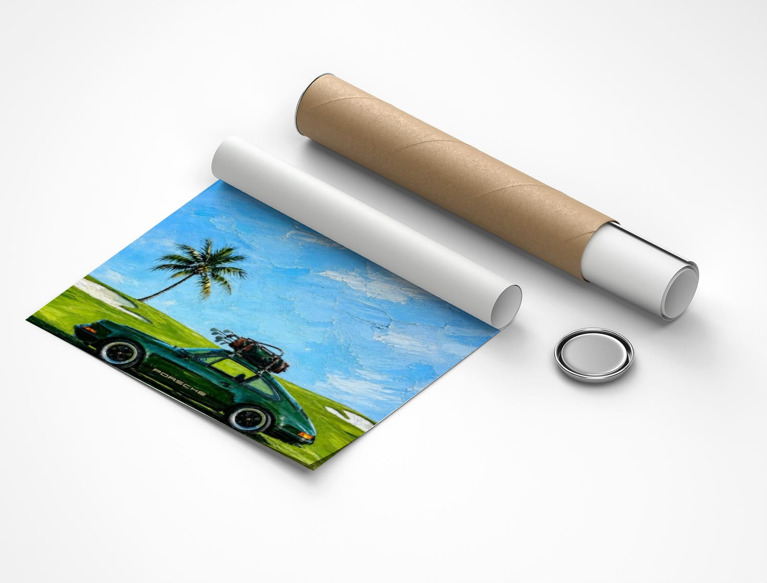 Rolled poster