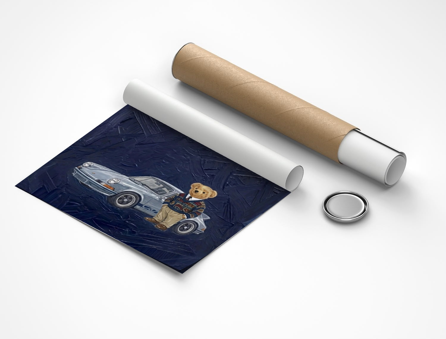 Rolled poster