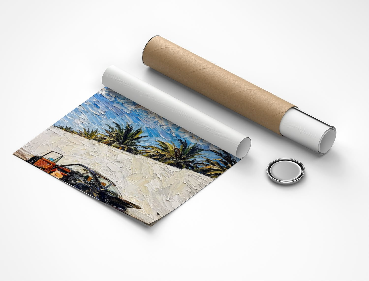 Rolled poster
