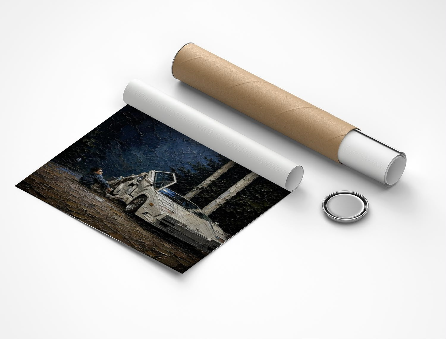 Rolled poster