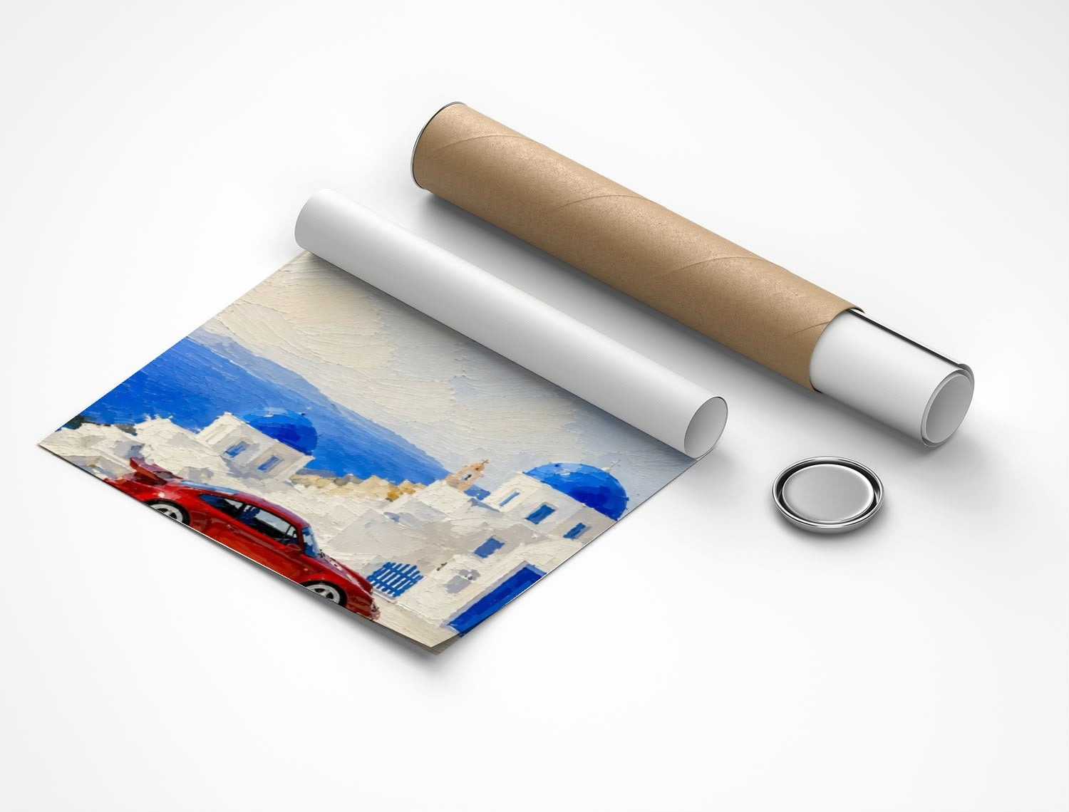 Rolled poster