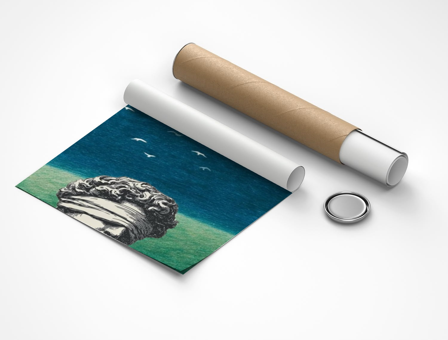 Rolled poster
