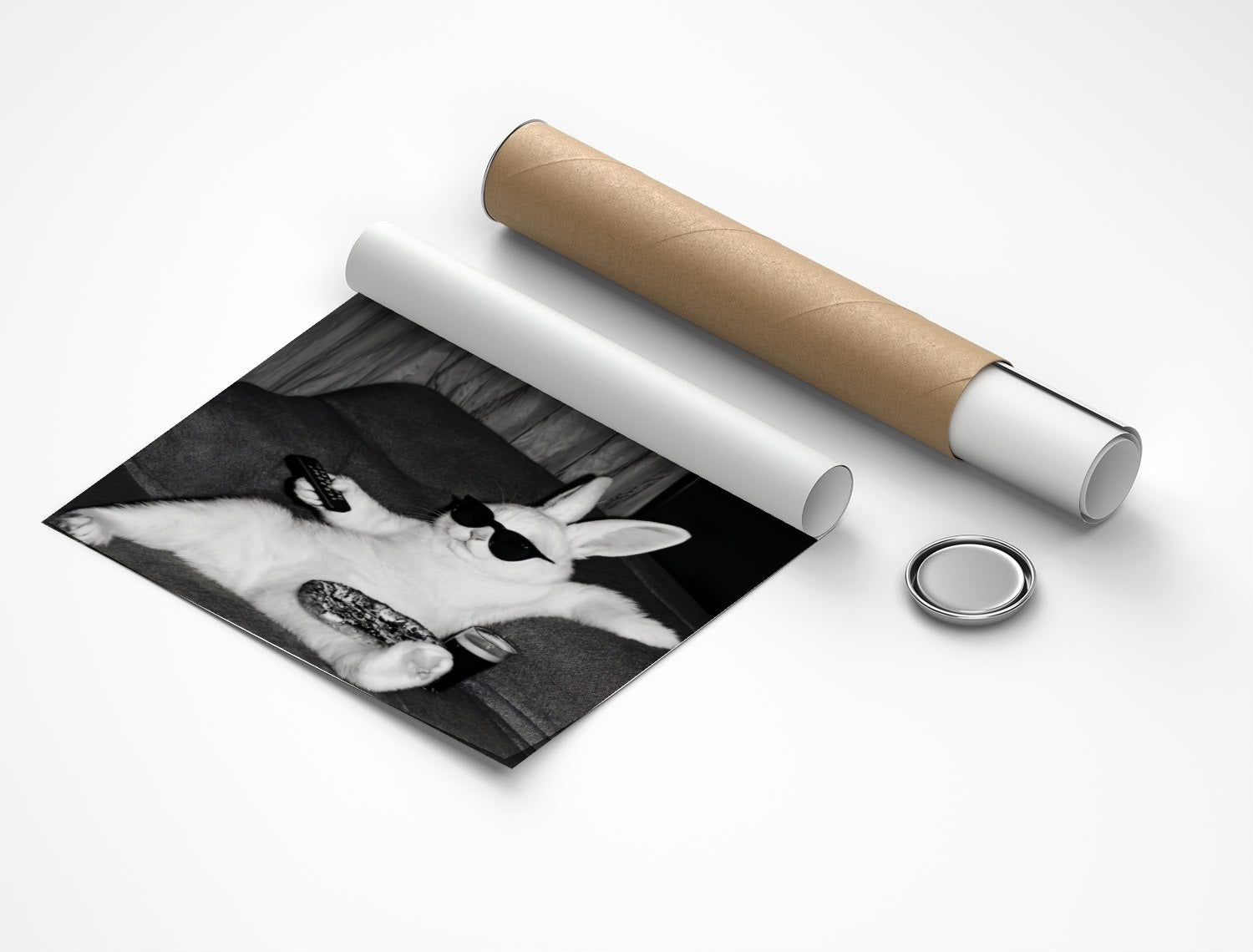 Rolled poster
