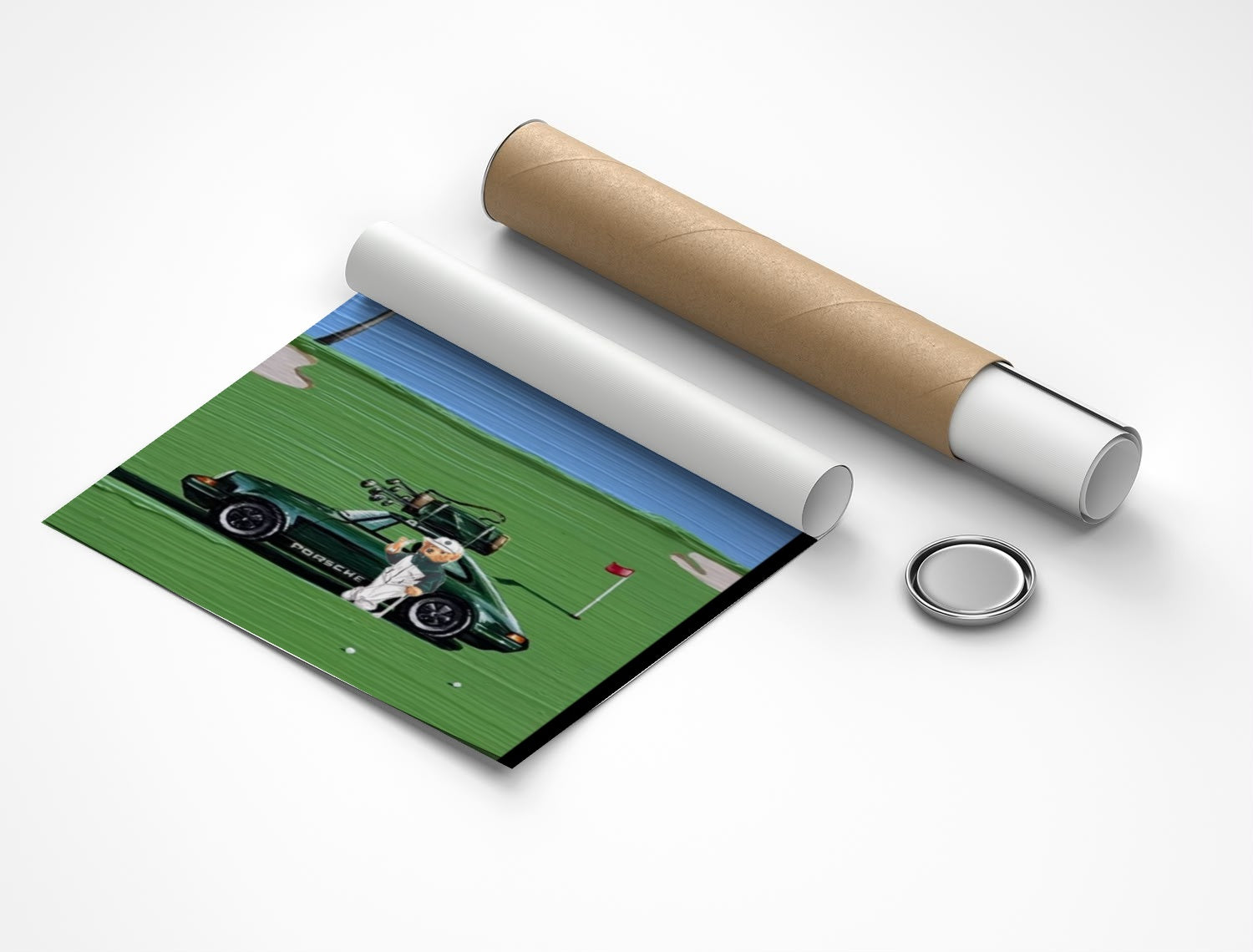 Rolled poster