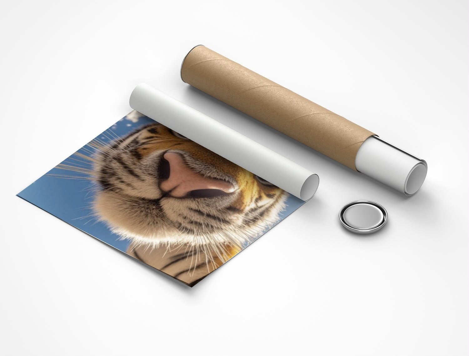 Rolled poster