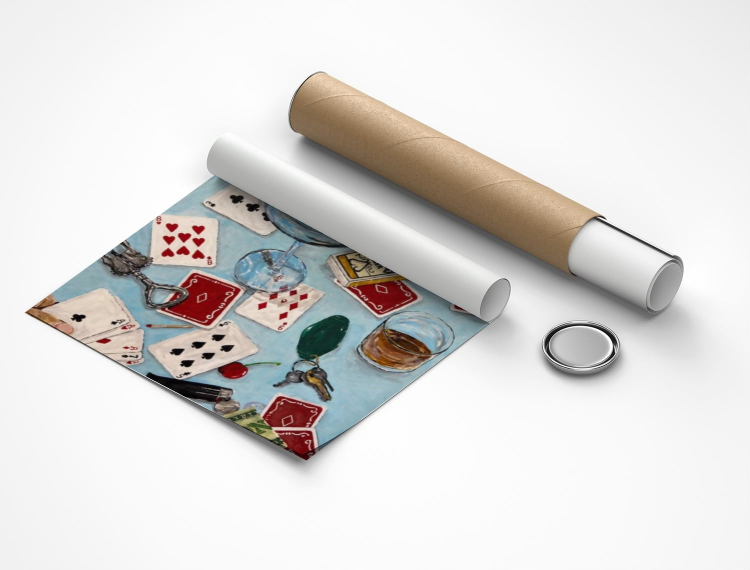 Rolled poster