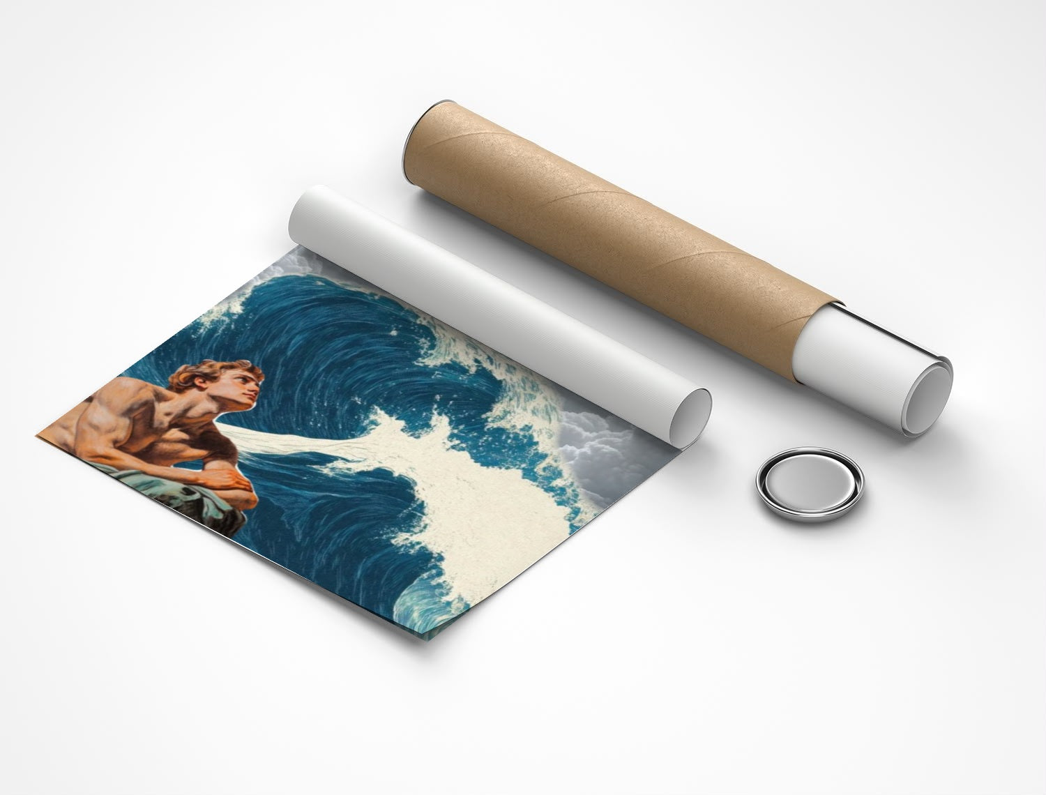 Rolled poster