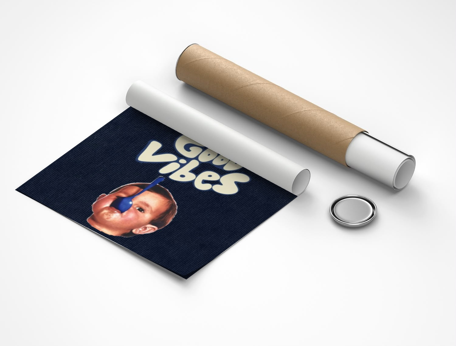 Rolled poster
