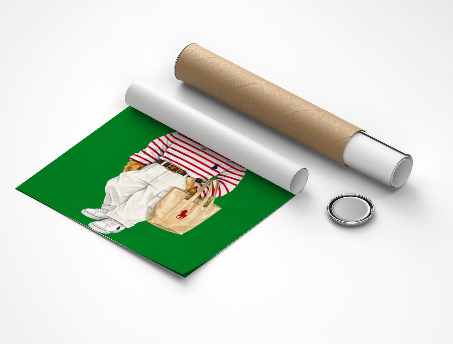 Rolled poster