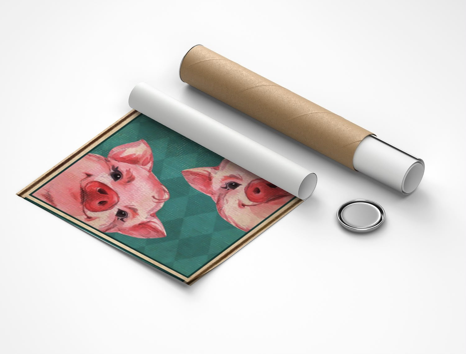 Rolled poster