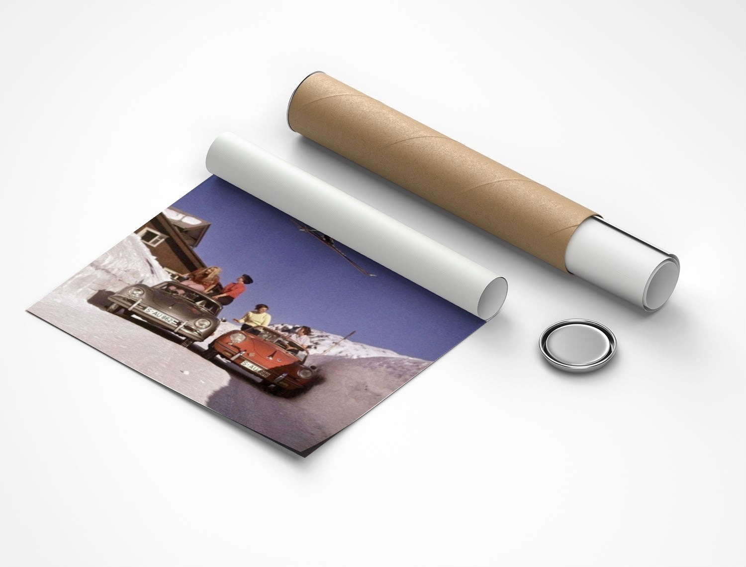 Rolled poster