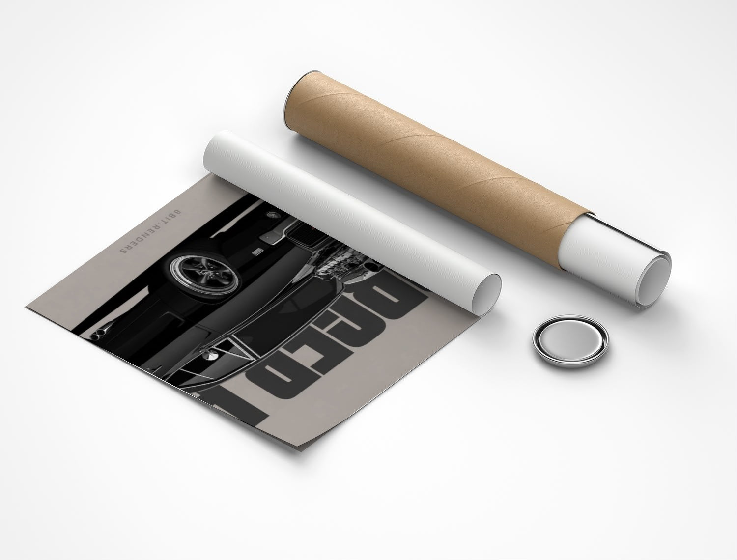 Rolled poster