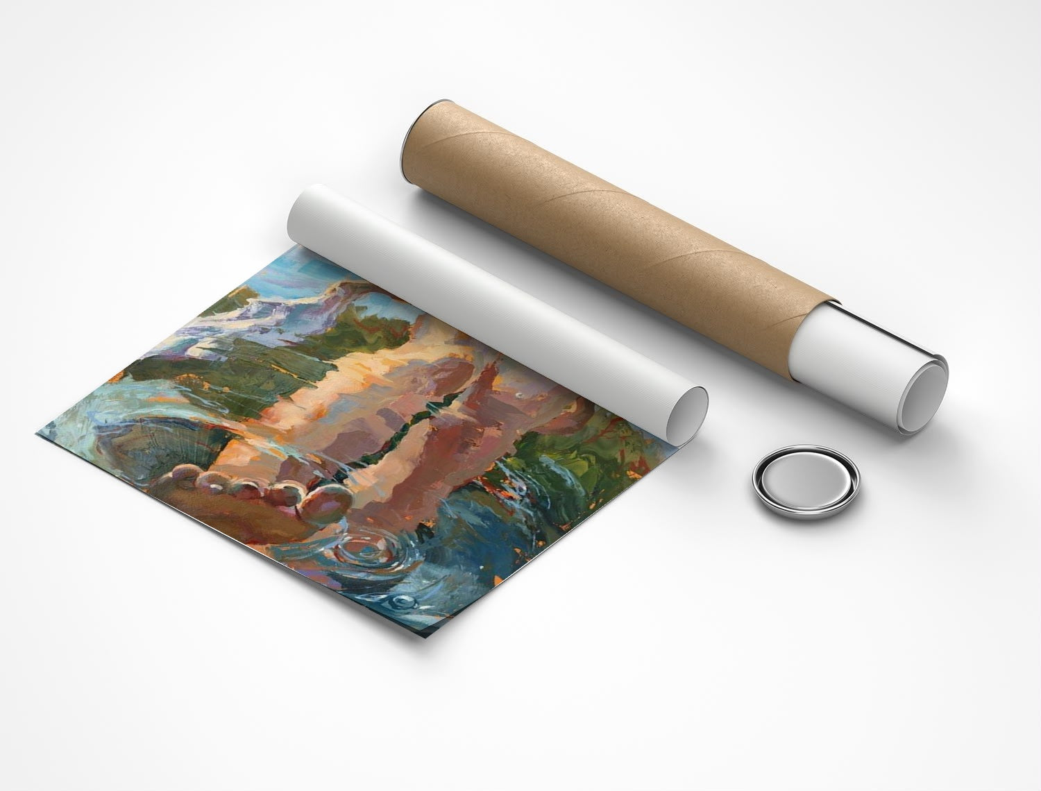Rolled poster