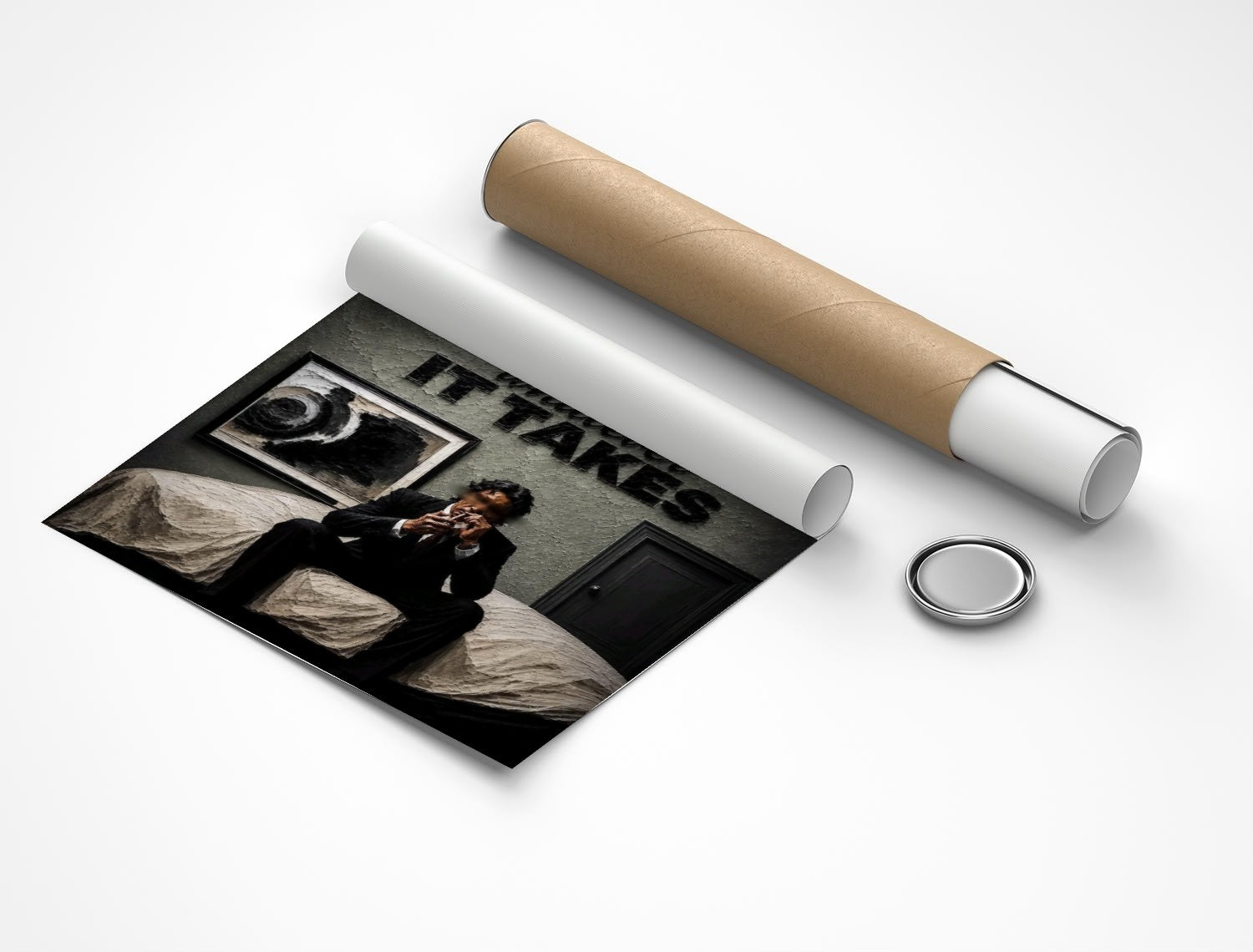 Rolled poster
