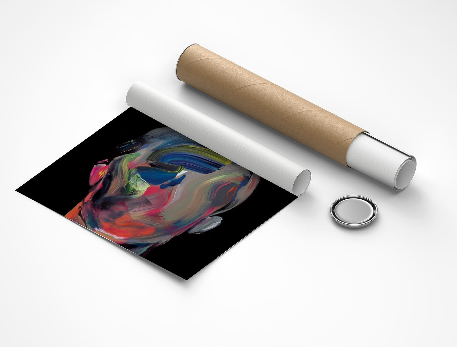 Rolled poster